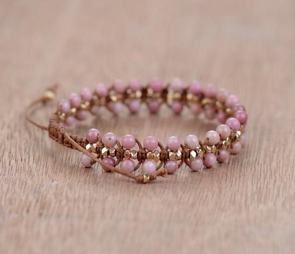 Rhodonite "Heart Energy" Bracelet - Amara-The Livary