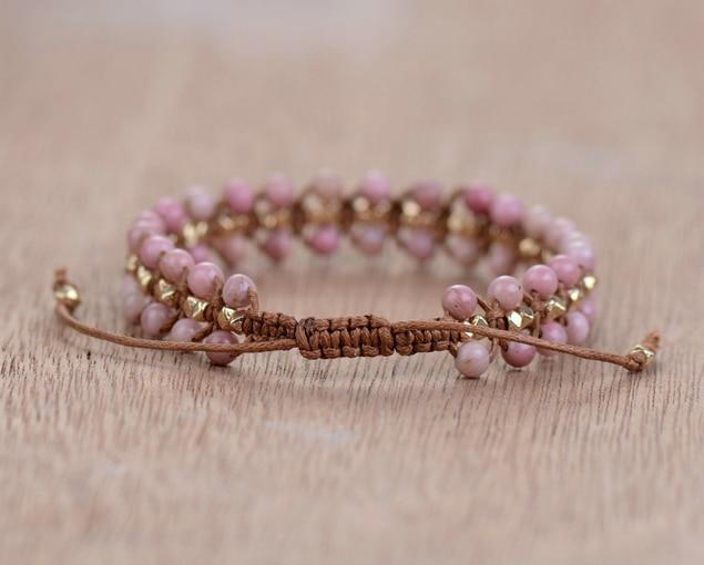 Rhodonite "Heart Energy" Bracelet - Amara-The Livary