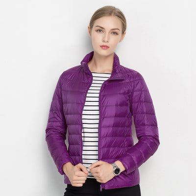 Urban Chic Lightweight Down Jacket - Diana-Violet-S-The Livary