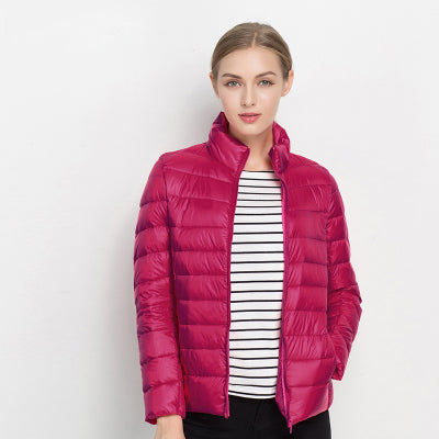 Urban Chic Lightweight Down Jacket - Diana-Fuchsia-S-The Livary