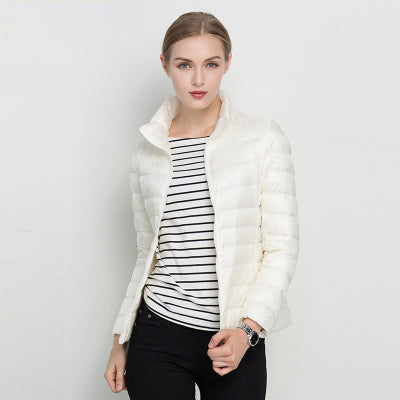 Urban Chic Lightweight Down Jacket - Diana-White-S-The Livary