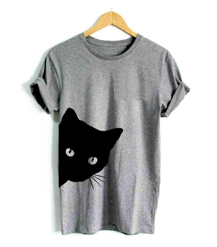Cat Lover Women's T-Shirt – Maja-Gray-S-The Livary