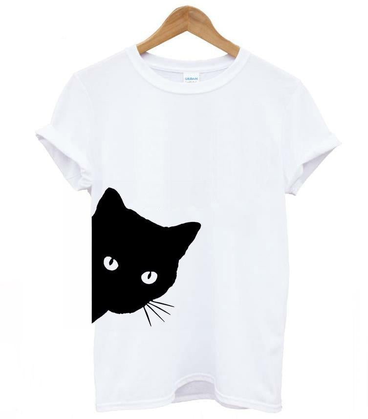Cat Lover Women's T-Shirt – Maja-White-S-The Livary