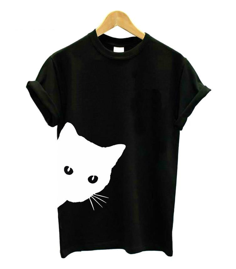 Cat Lover Women's T-Shirt – Maja-Black-S-The Livary