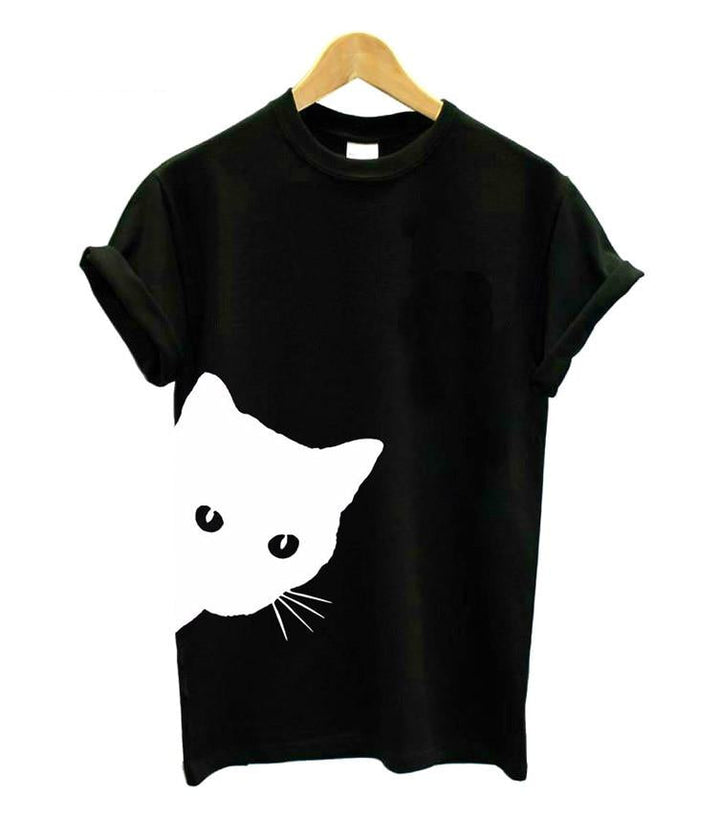 Cat Lover Women's T-Shirt – Maja-Black-S-The Livary
