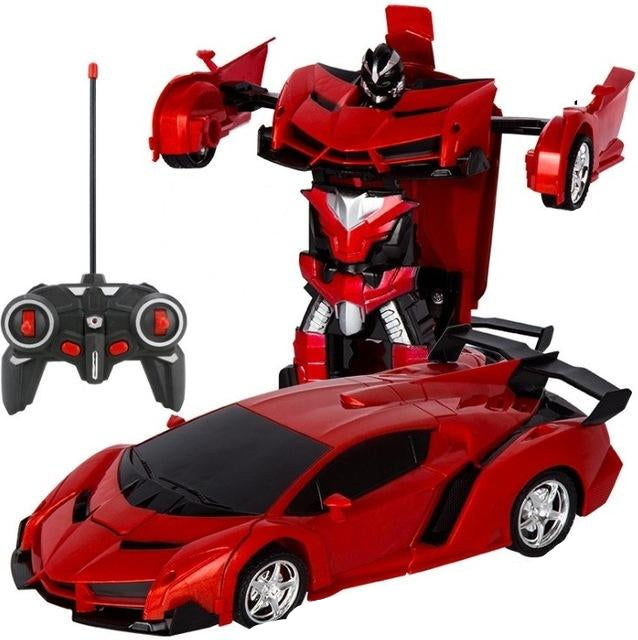 Remote-Controlled Transformer Car - VoltMorph-Red-The Livary