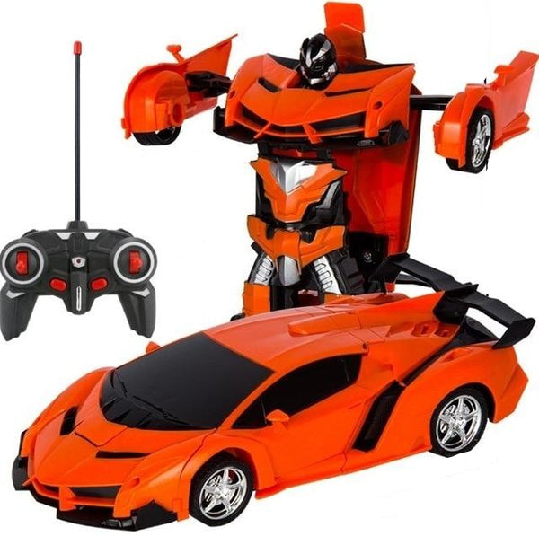Remote-Controlled Transformer Car - VoltMorph-Orange-The Livary