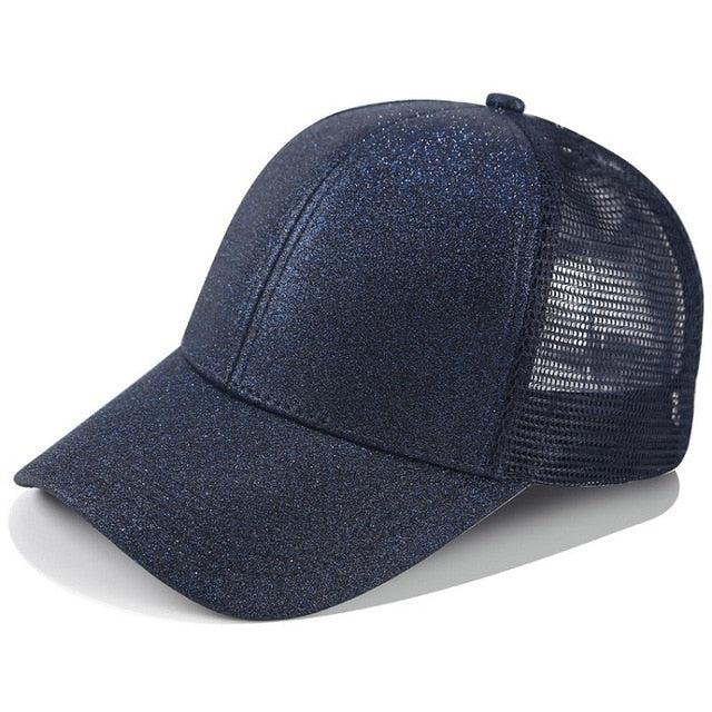Ponytail Cap with Extra Opening – SkyShield-Black-The Livary