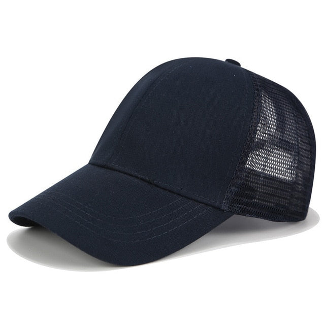 Ponytail Cap with Extra Opening – SkyShield-Black-The Livary