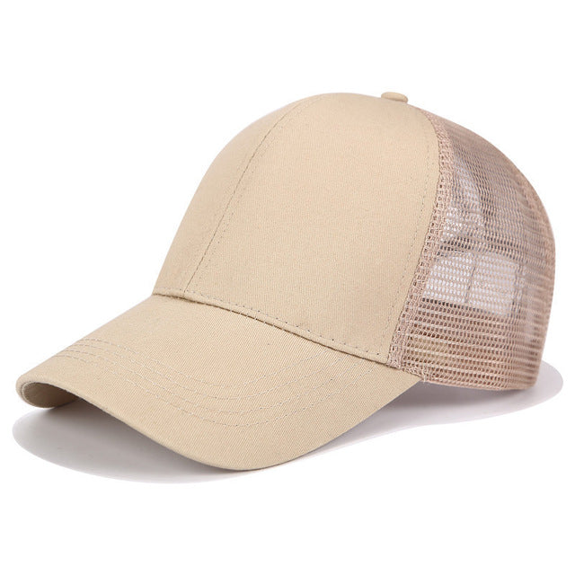 Ponytail Cap with Extra Opening – SkyShield-Khaki-The Livary
