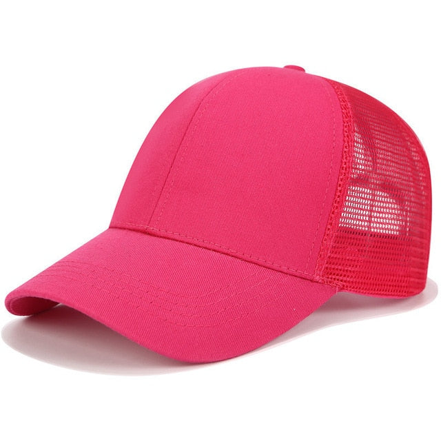 Ponytail Cap with Extra Opening – SkyShield-Pink-The Livary