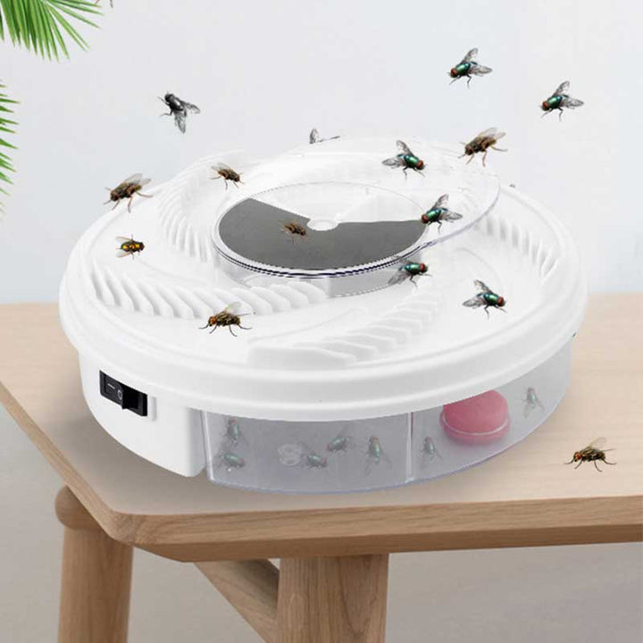 Electric Fly Catcher with Rotating System – BuzzTrap-The Livary