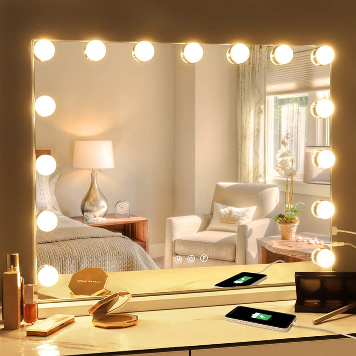 Make-up Mirror Lighting - GlowLuxe-4 Pears-The Livary