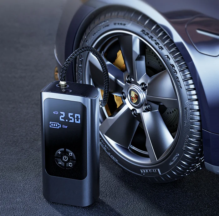 Portable Air Compressor with Dual Power – VoltAir-The Livary