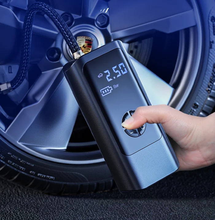 Portable Air Compressor with Dual Power – VoltAir-The Livary