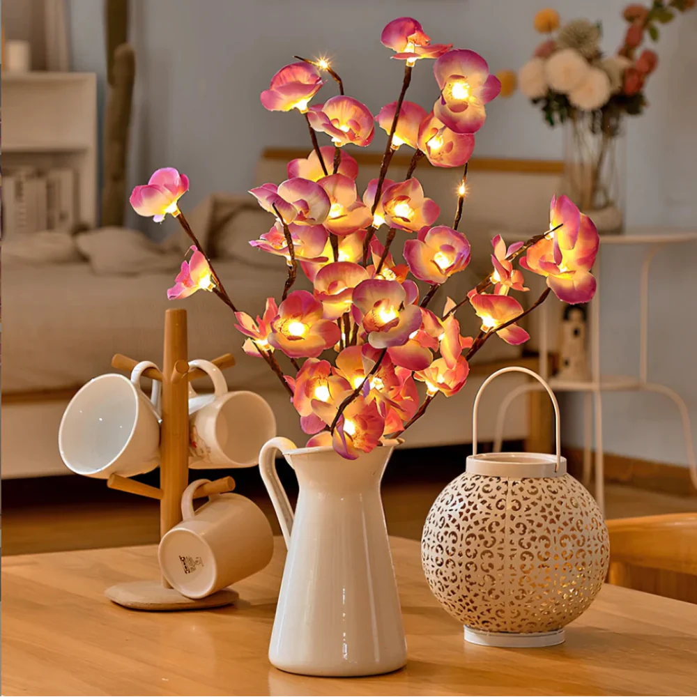 Illuminated Decorative Branches - LumaBranches-Purple Orchid-The Livary