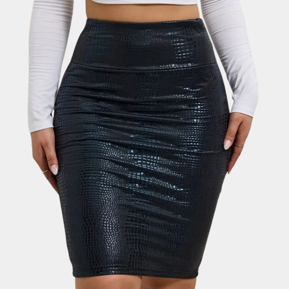 Stylish Pencil Skirt - Lena-Black-XS-The Livary