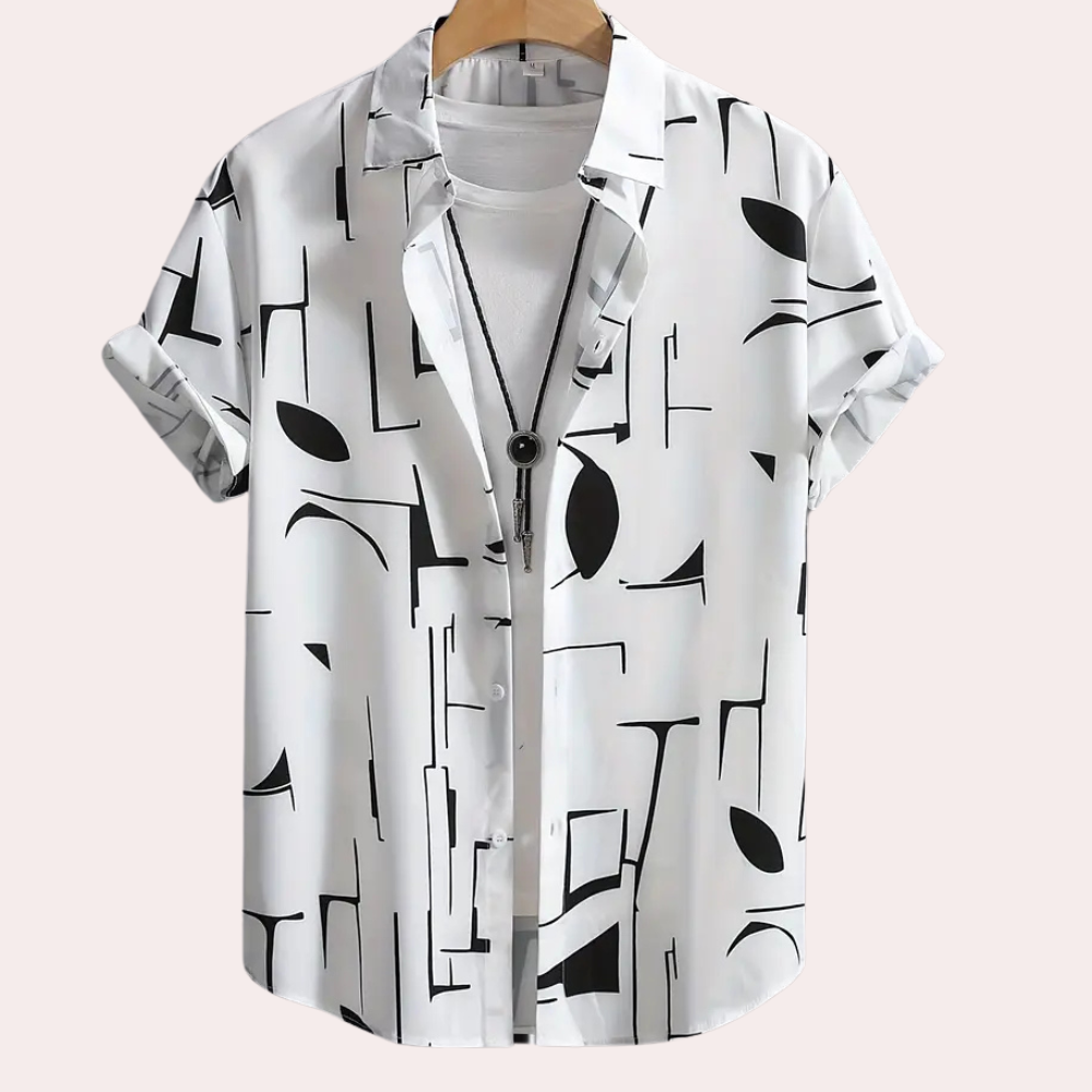 Classic Shirt with Button Closure for Men - Hugo-S-The Livary