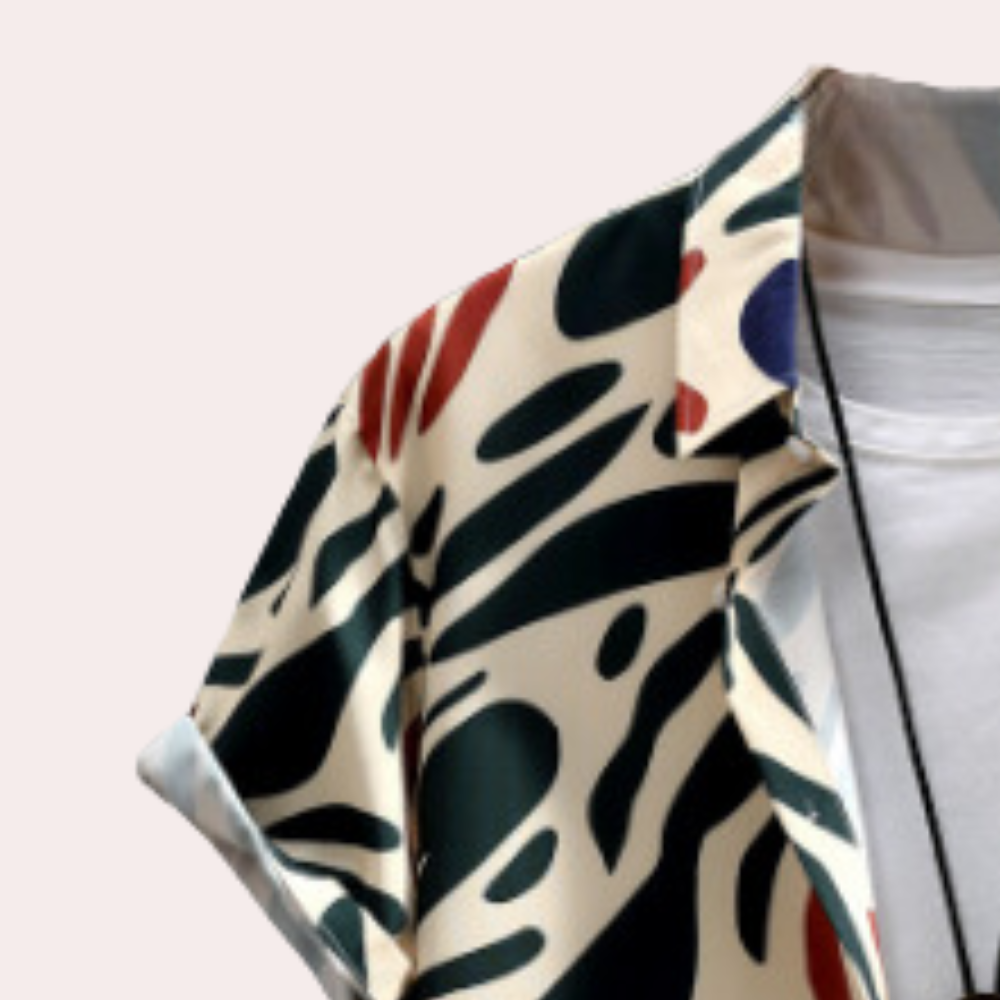Casual Short Sleeve Shirt for Men - Rafael-S-The Livary