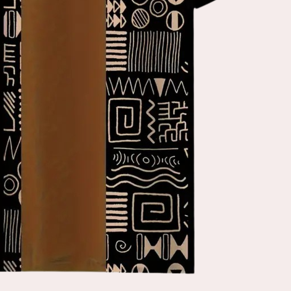 Casual T-Shirt with Colour Blocks for Men - Milo-S-The Livary