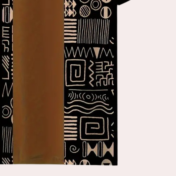 Casual T-Shirt with Colour Blocks for Men - Milo-S-The Livary