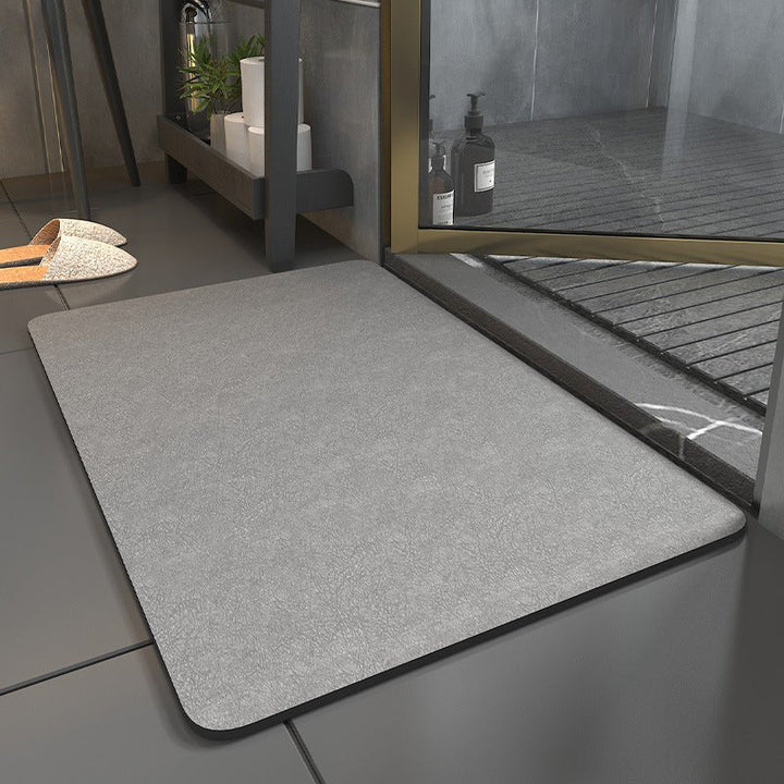 Quick Drying Non-Slip Bath Mat – DryStep-Dark grey-40x60cm-The Livary
