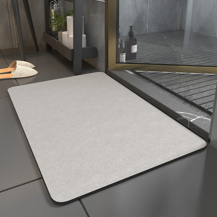 Quick Drying Non-Slip Bath Mat – DryStep-Light grey-40x60cm-The Livary