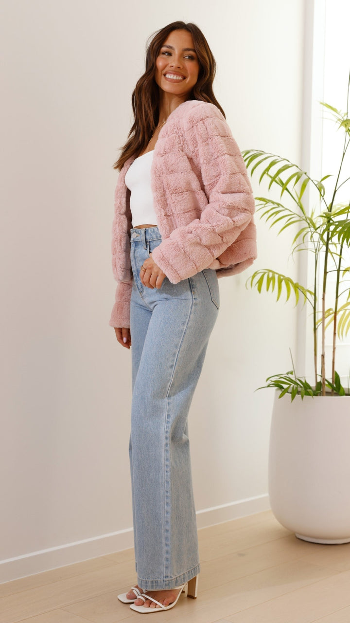 Luxury Ladies Crop Jacket - Veloura-White-XS-The Livary