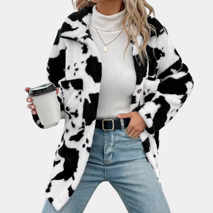 Warm Winter Coat for Women - Elowen-Black-XS-The Livary