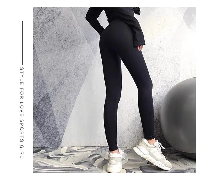 Ladies' Sports Leggings - Livia-Black-XS-The Livary