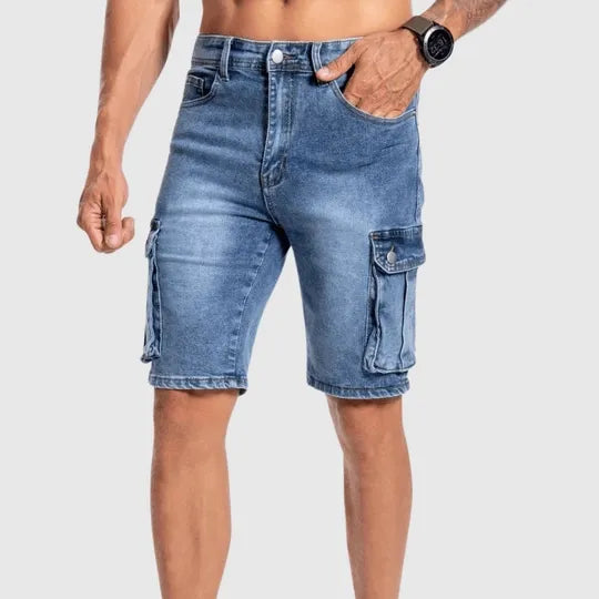 Men's Denim Cargo Shorts for Summer – Jonas-S-The Livary