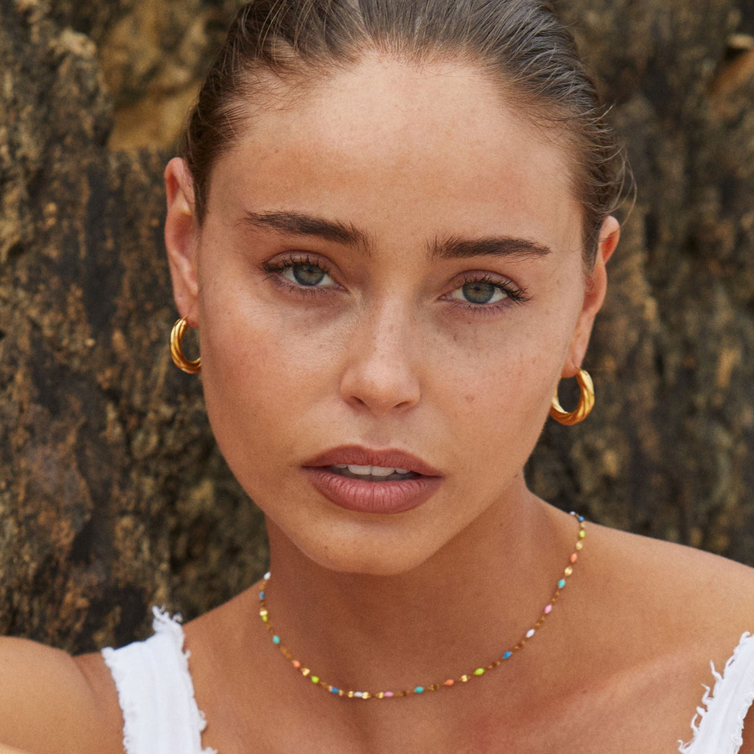 Rainbow Choker - Selina-Gold-The Livary