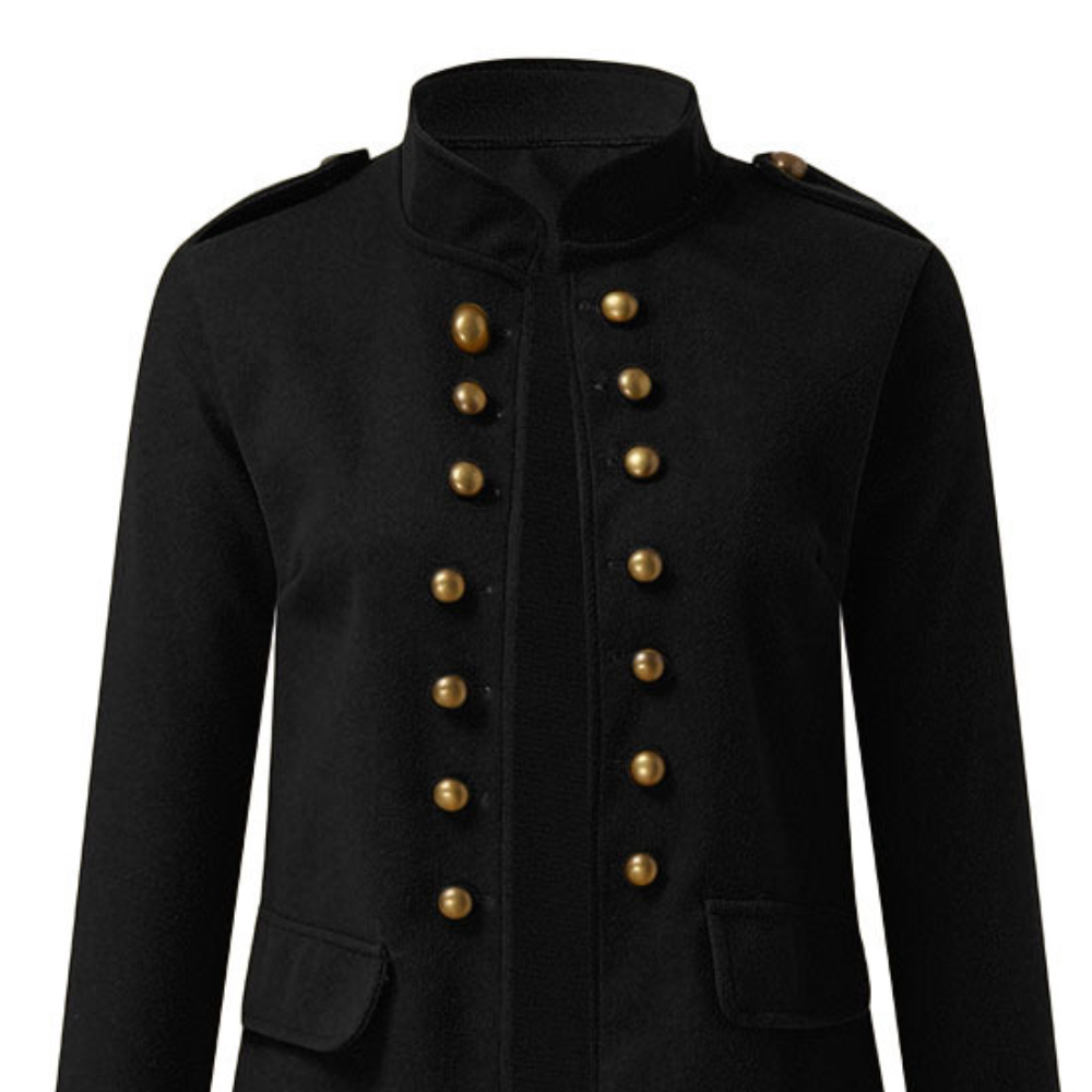 Classic Mid-length Women's Coat - Elise-Green-XS-The Livary