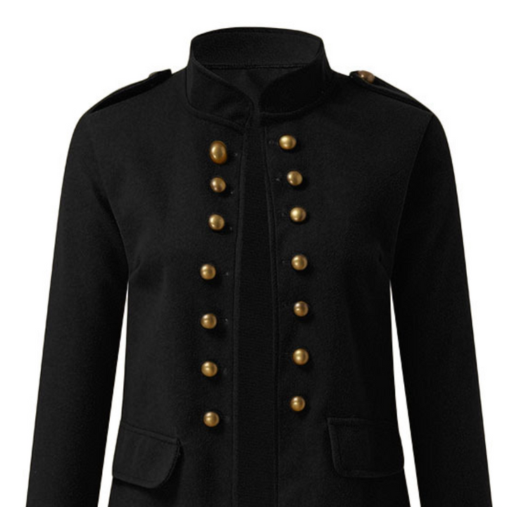 Classic Mid-length Women's Coat - Elise-Green-XS-The Livary