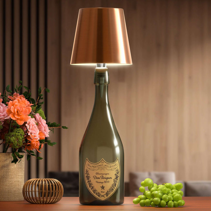 Rechargeable LED Bottle Light – LumoBottle-Black-State of Style