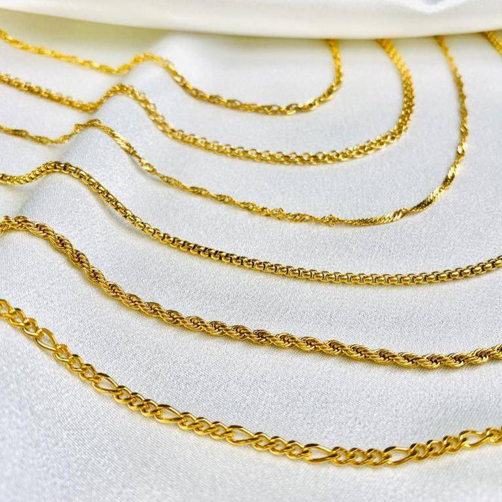 Hanging Necklace - Aurélie-Gold-The Livary