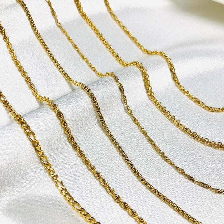 Hanging Necklace - Aurélie-Gold-The Livary