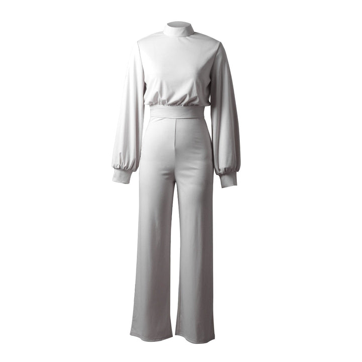 Trendy Women's Jumpsuit - Evelyn-White-S-The Livary