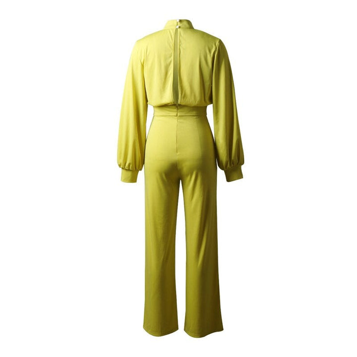 Trendy Women's Jumpsuit - Evelyn-White-S-The Livary