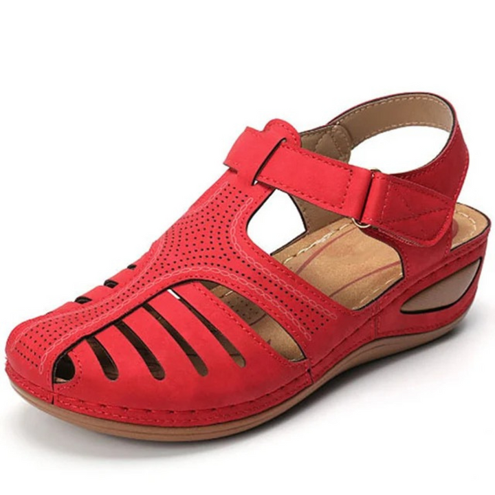 Lightweight Orthopedic Fly Knitted Shoes | Superior Comfort-2.5-Red-The Livary