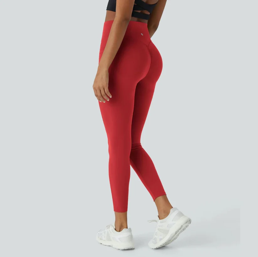 Stylish Push-Up Legging – Mila | Instantly lifting effect-S-Red-The Livary