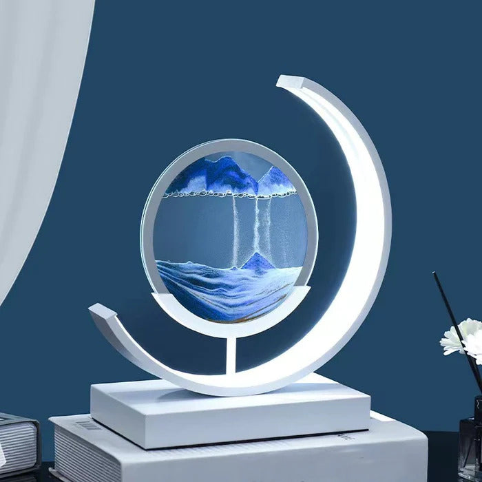 3D Sand Shell Table Lamp - Abyss-Green-Black-The Livary