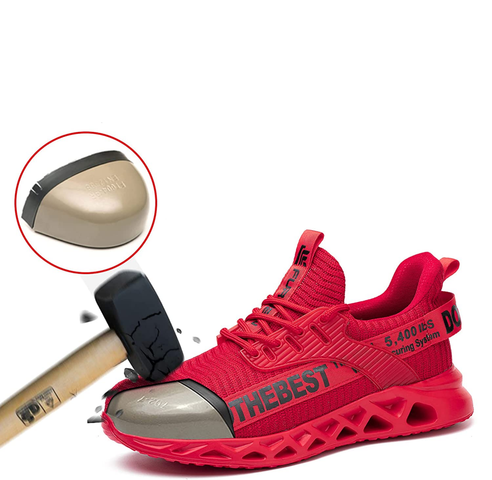 Ultralight Breathable Safety Shoes - ProGuard-Black-6.5-The Livary