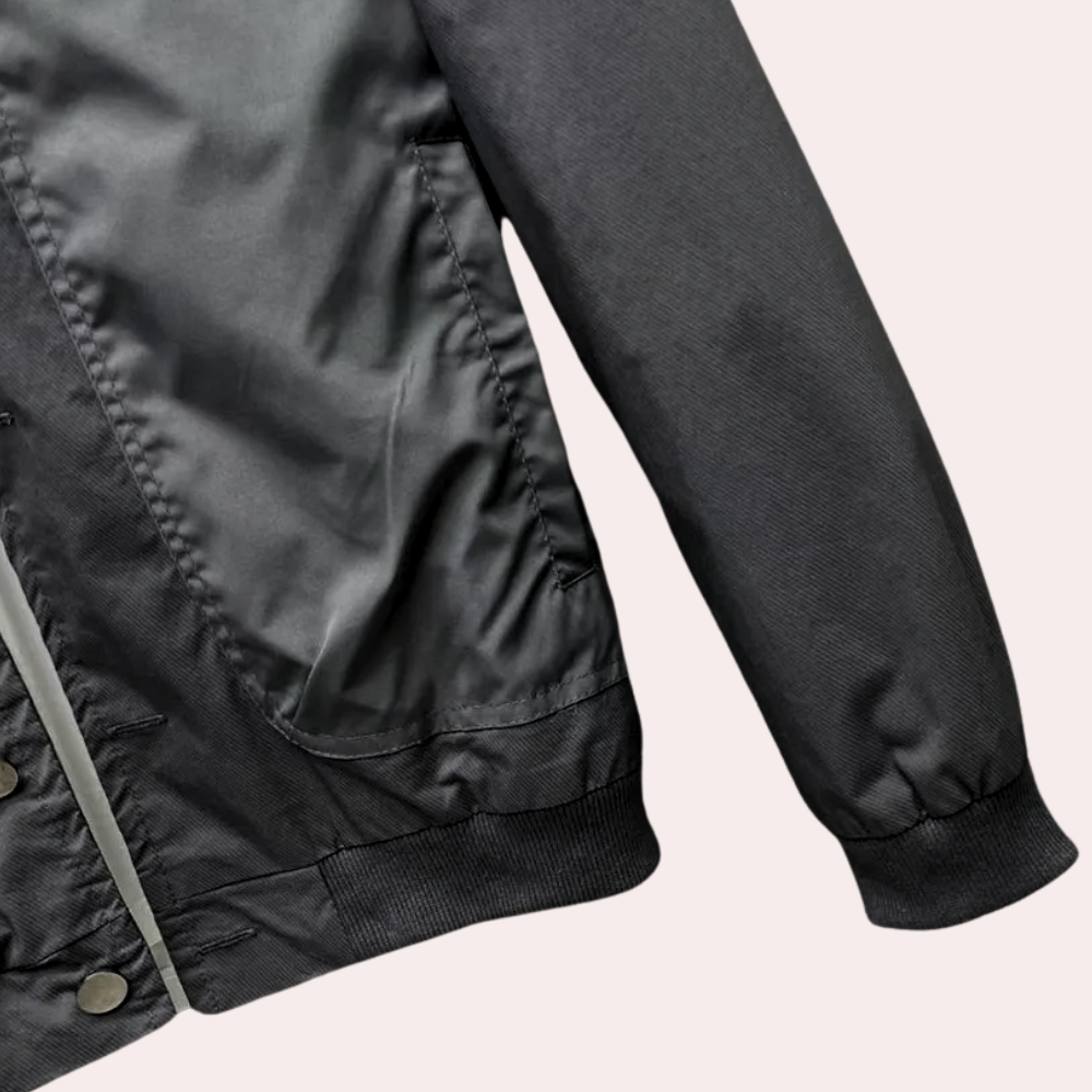 Black Modern Coat for Men - Elliot-S-The Livary