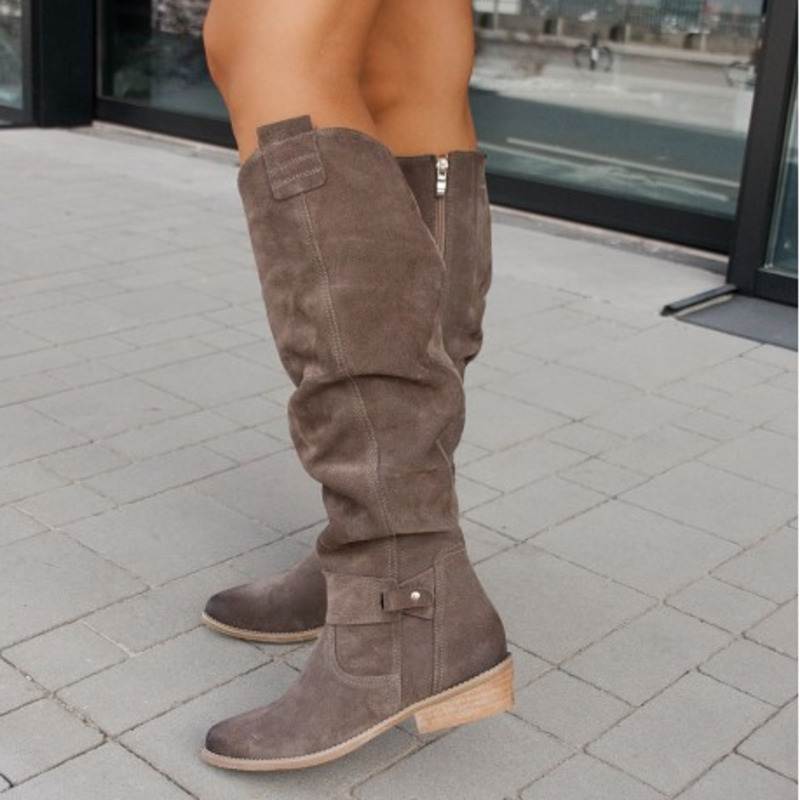 Trendy Ladies' Boots - Bella-Brown-2.5-The Livary