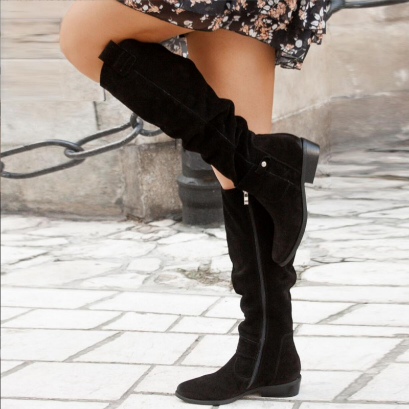 Trendy Ladies' Boots - Bella-Black-2.5-The Livary