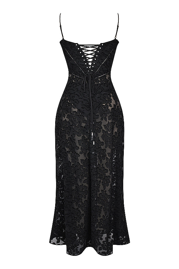 Stylish Sleeveless Dress – Viviana-Black-XS-The Livary