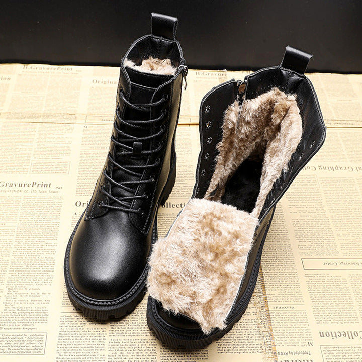 Trendy Black Women's Winter Boots - Yara-3-The Livary