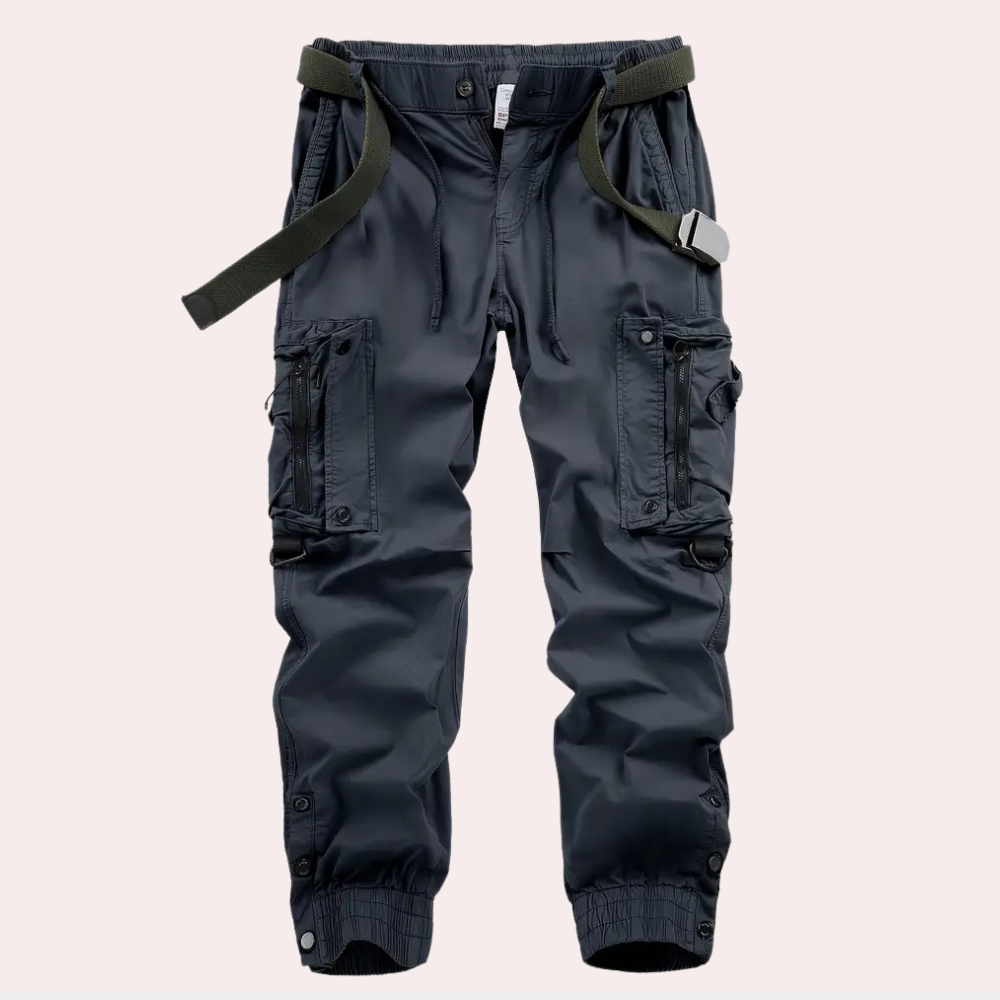 Stylish Cargo Trousers for Men - Logan-Blue-XS-The Livary