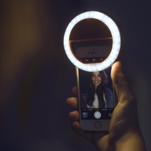 Portable Selfie Ring Light - GlowSnap-White-The Livary